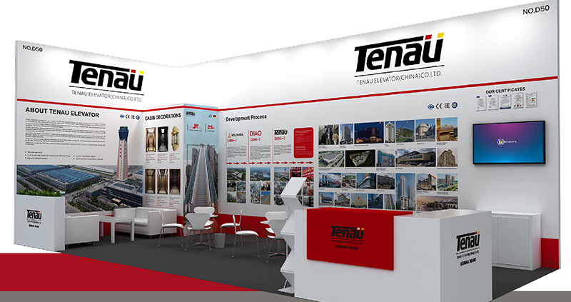 TENAU ASANSÖR (ÇİN) CO.,LTD. 28-30 Ekim tarihleri ​​arasında Suudi Arabistan'ın Riyad kentinde düzenlenen Uluslararası Asansör Fuarı'na katılacak. Stand numaramız D50'dir. Hepinizi ziyarete hoş geldiniz!